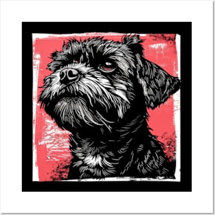 Retro Art Affenpinscher Dog Lover Posters and Art